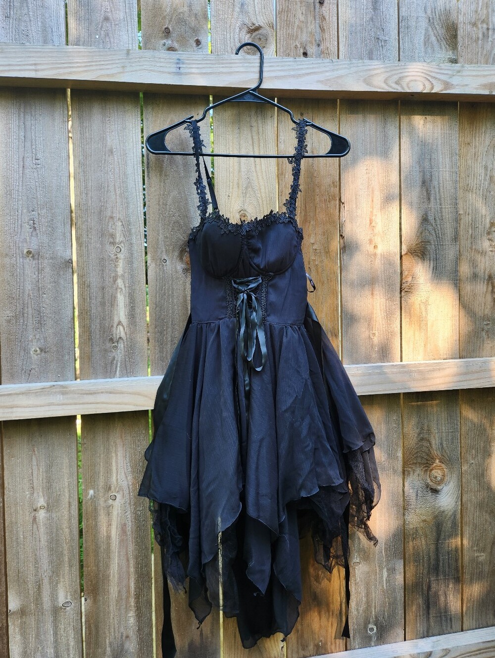Killstar Black Asymmetrical Dress
